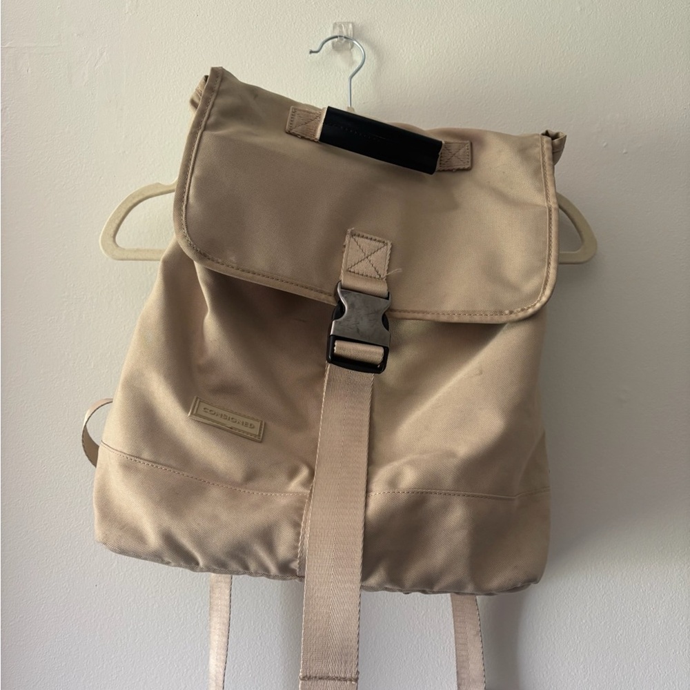 Beige Consigned Backpack